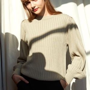 wconcept puff sweater